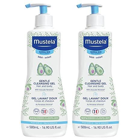 Baby Gentle Cleansing Gel,Hair & Body Wash (2pcs Of 500ml)