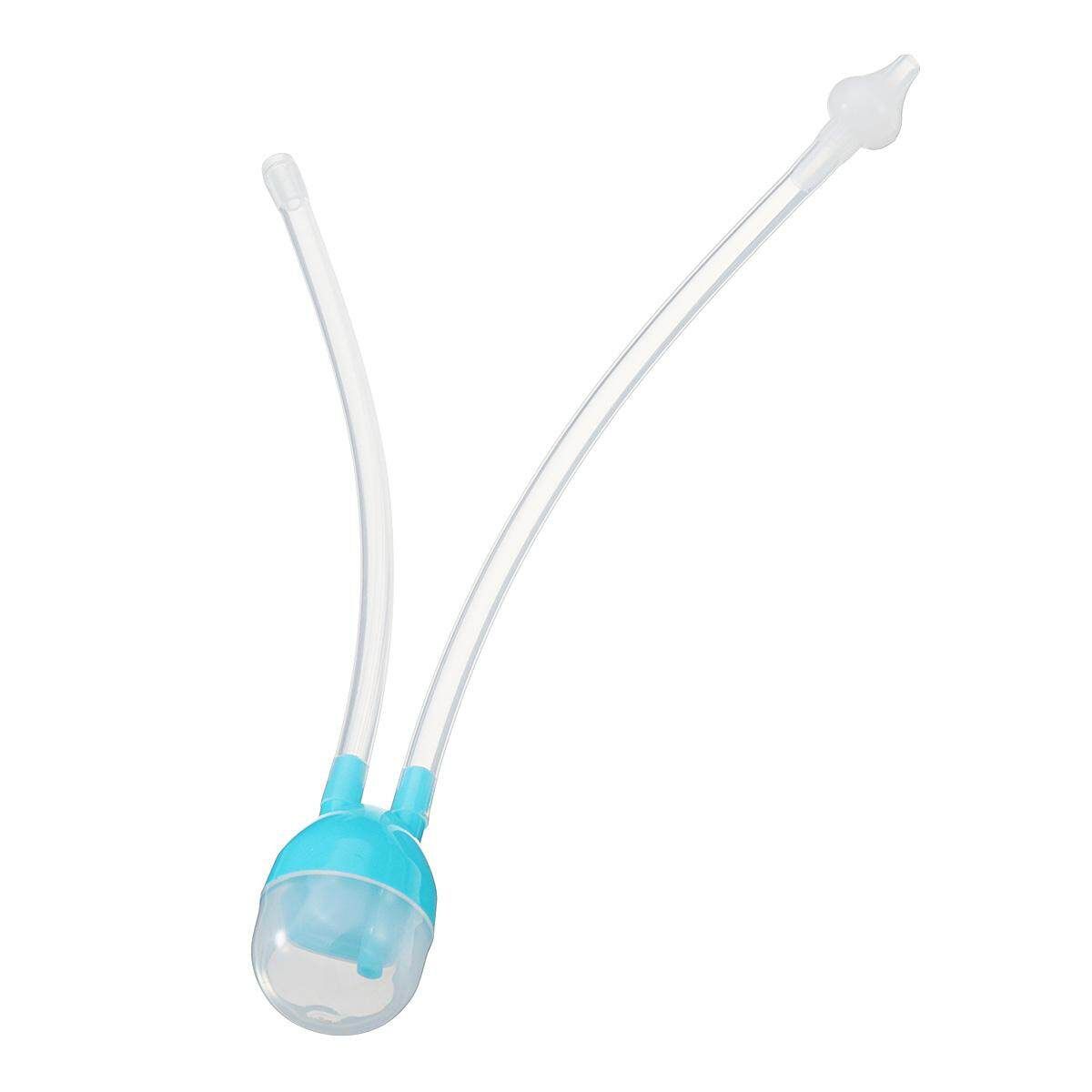 Baby Newborn Nasal Vacuum Mucus Suction Infant Nose Cleaner Blue