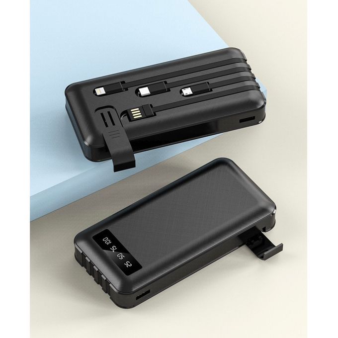 Large Capacity Portable Powerbank With LED Light & Flash Light Display For Mobile Phones {20000mah}