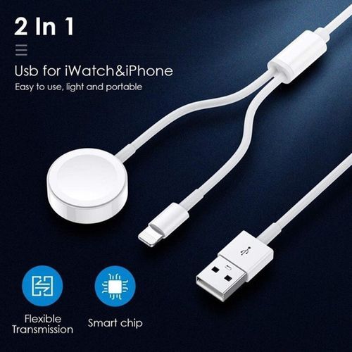 2 In 1 Wireless Magnetic Charger For Iwatch Series & Iphones
