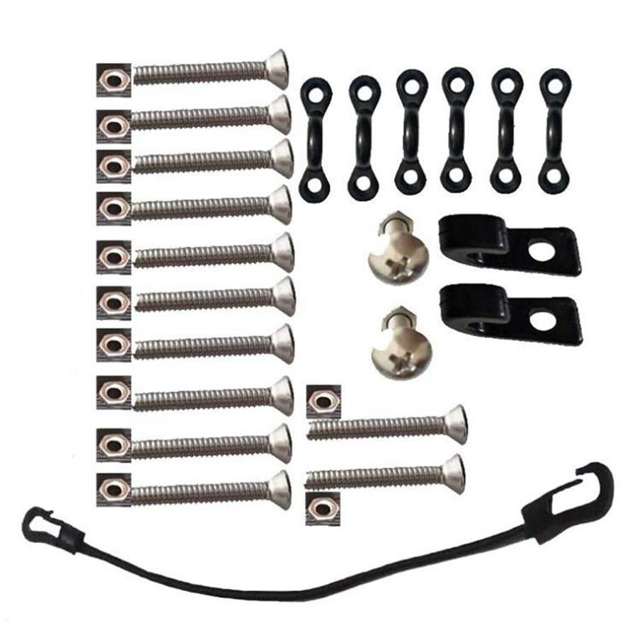 C-Type Buckle Deck Rope Buckle Elastic Rope Boat Canoe Kit