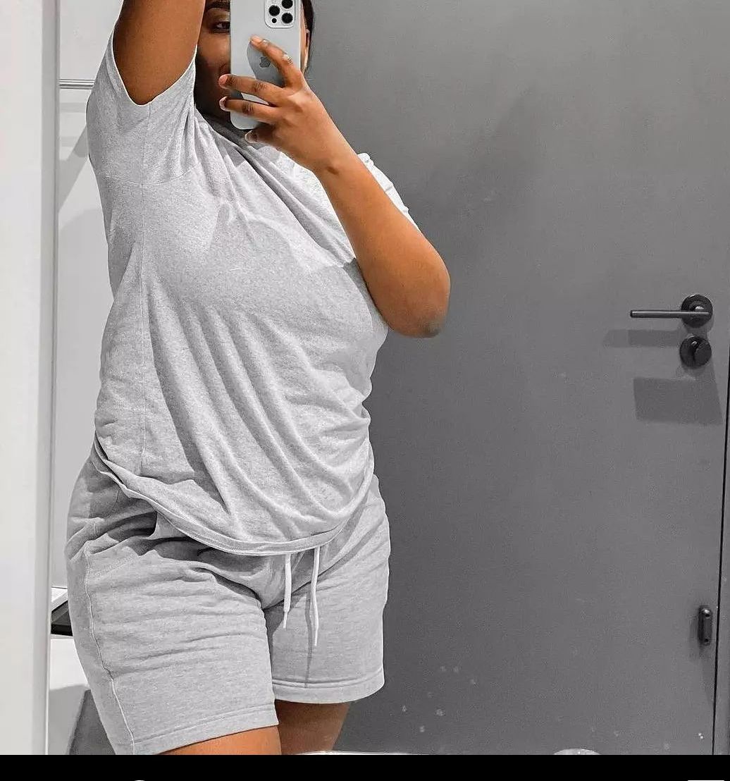 Oma Ash Soft Cotton Two Piece Set