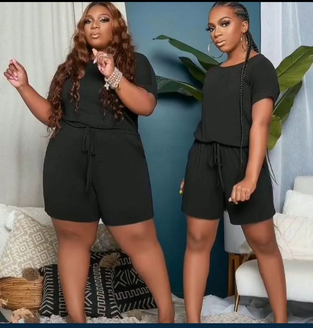 Etsy Smart Black Playsuit