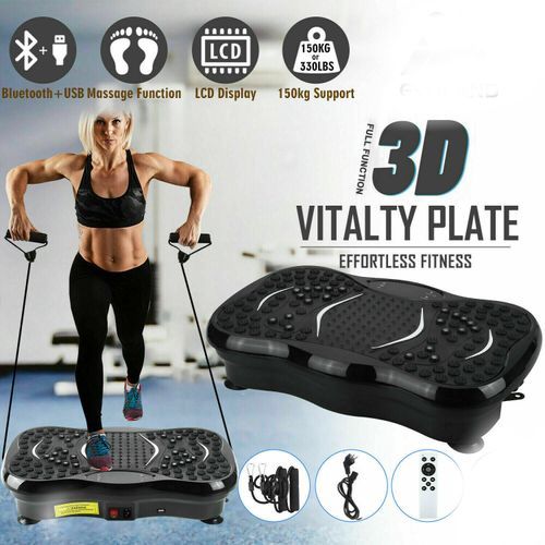 Whole Body Vibration Plate Machine Ultra Slim Fitness Exercise Massager With Remote Control
