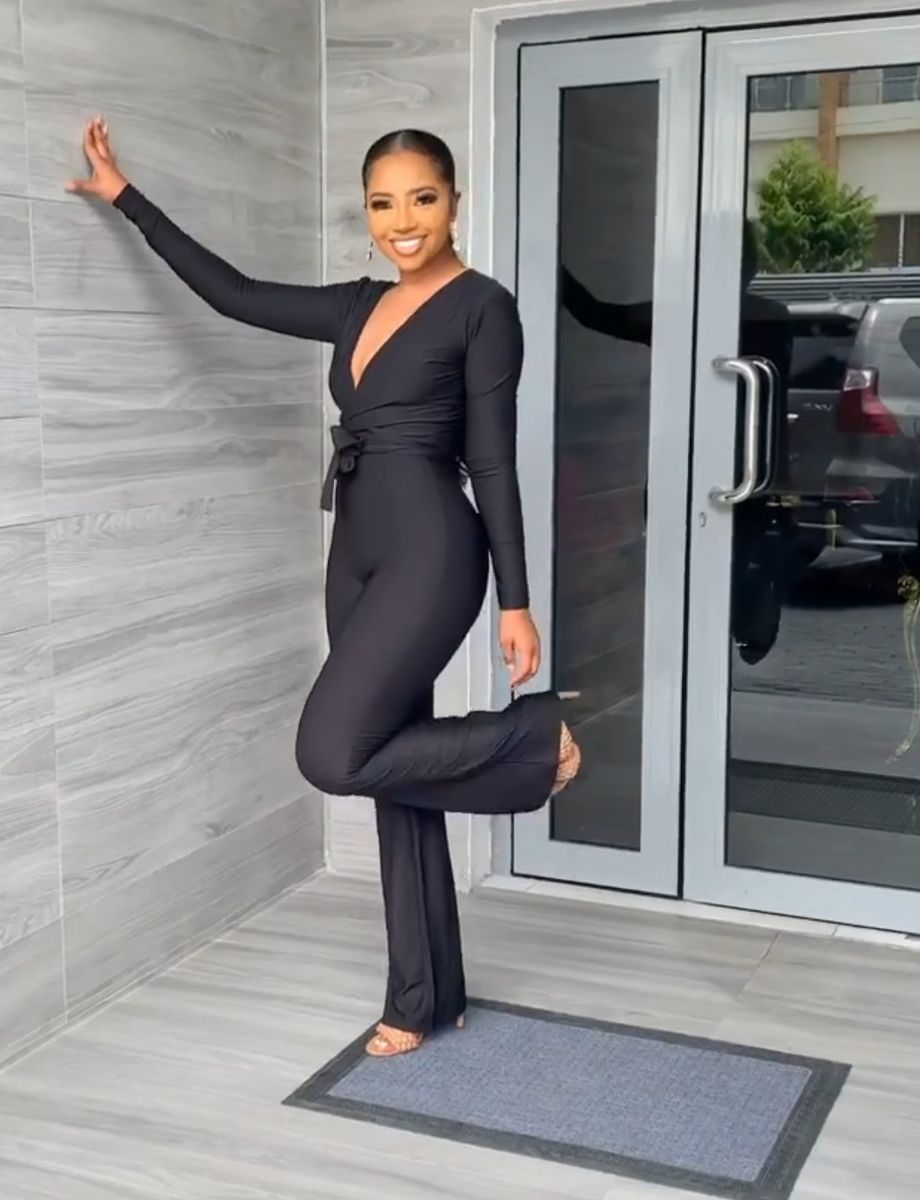 Nora Sexy Black  Jump Suit