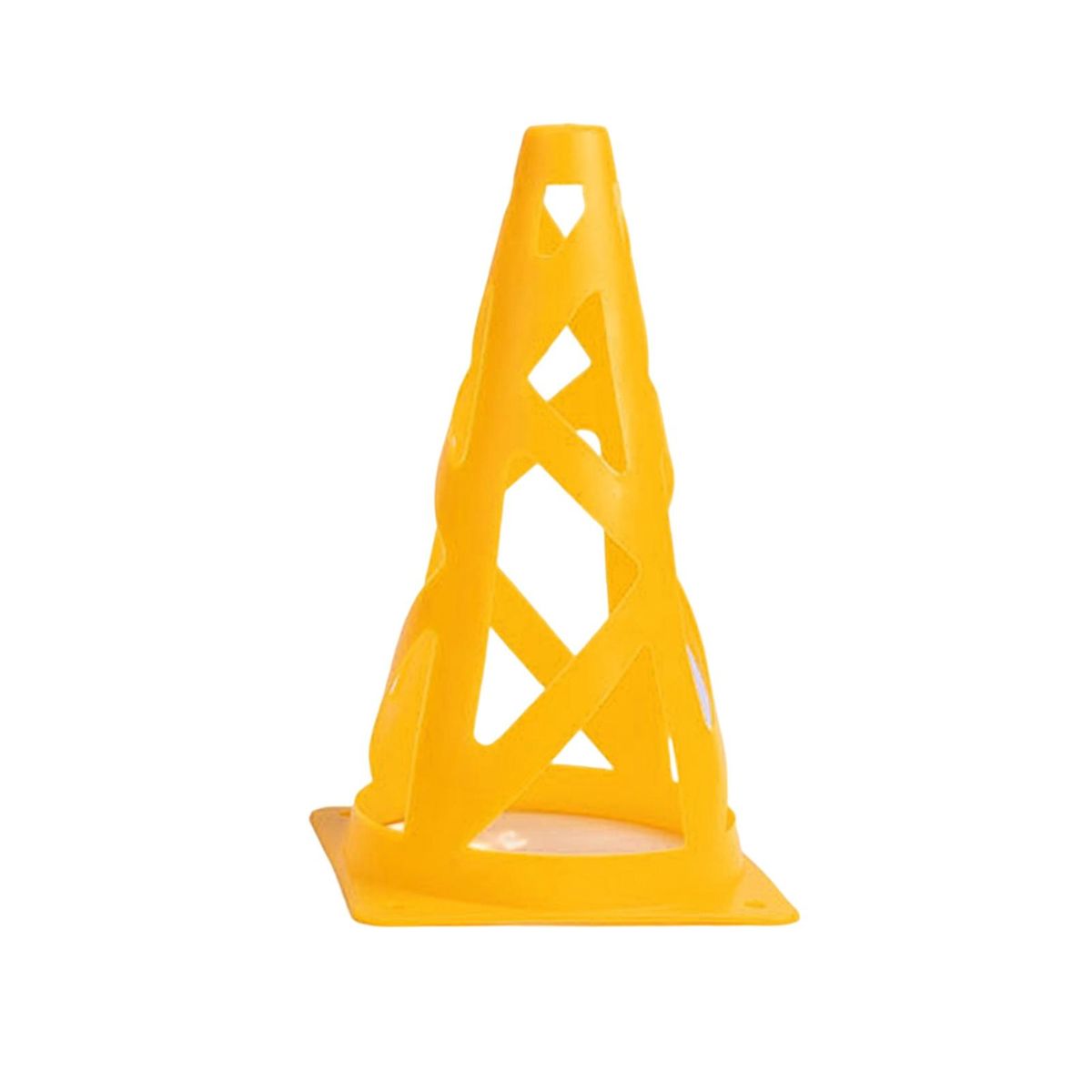 Training Cone Smooth Edge 23cm Soccer Barrier Cone Yellow