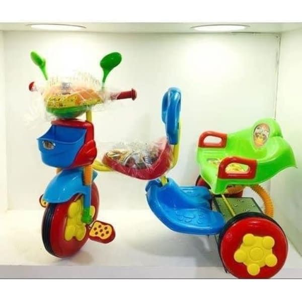 KIDS TRICYCLE WITH BACK SEAT CARRIER