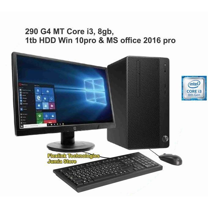 290 G4 MT Core I3, 8gb, 1tb HDD Win 10pro & MS Office 2016 Pro