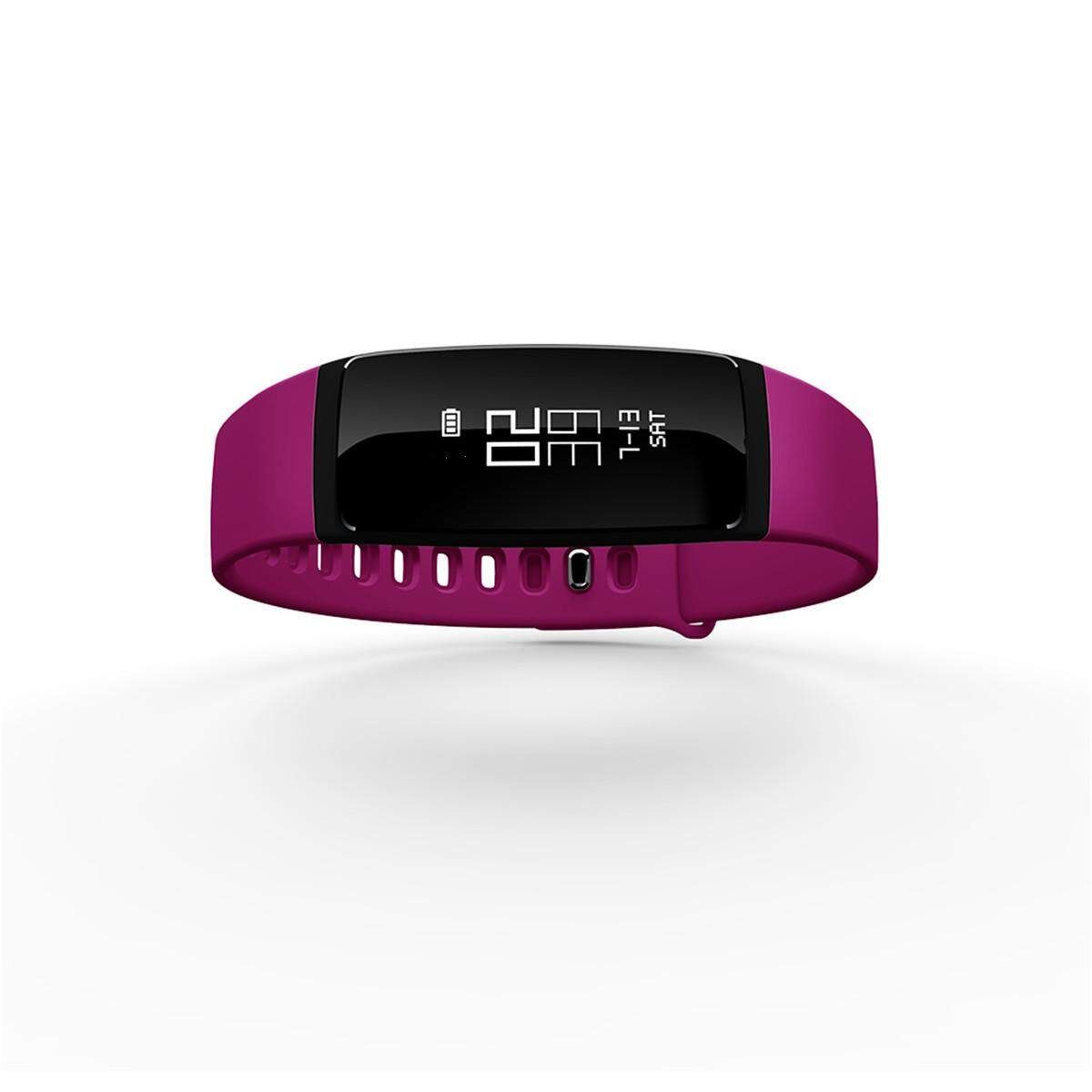 LY 107S /Oxygen Heart Rate Fitness Band Sport Bracelet Smart Watch Red Gules