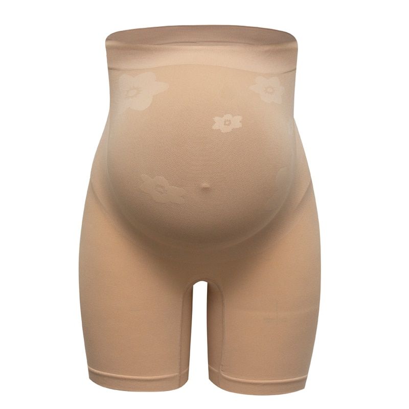 High Waist Shapewear Pregnancy Abdomen Support  Maternity Body Shaper Seamless Slimming Shorts Legging Pants For Dress