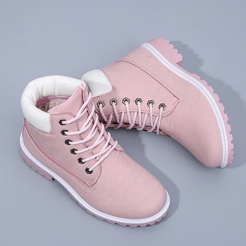 Ankle Boots Women Leather Outdoor Waterproof Snow Boot Size 36-43
