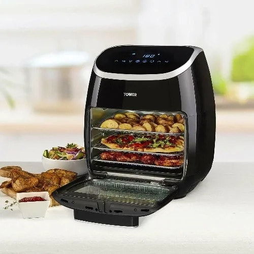 T17039 Vortx 5-in-1 Digital Air Fryer Oven With Rapid Air Circulation - 60-minute Timer 11L - 2000W