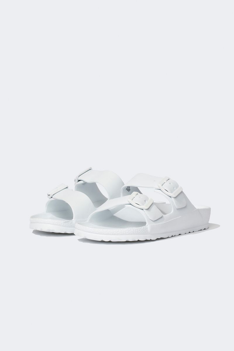 Woman Casual Slipper-Flipflop - White