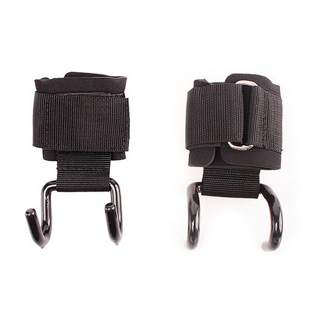 1 Pair Power Lifting Wrist Bracer Weightlifting Hook Hand-Bar Wrist Strap
