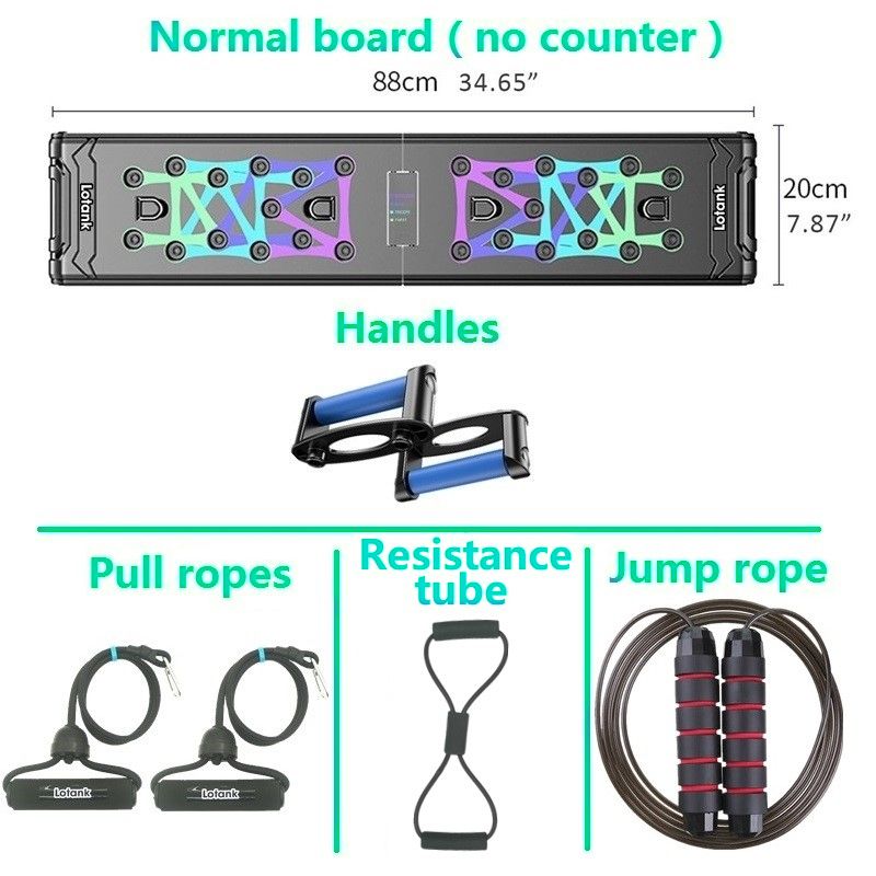 88cm Counting  Board Home Gym Training Pectoralis Arm Muscles Latissimus Dorsi-Normal 4 Sets