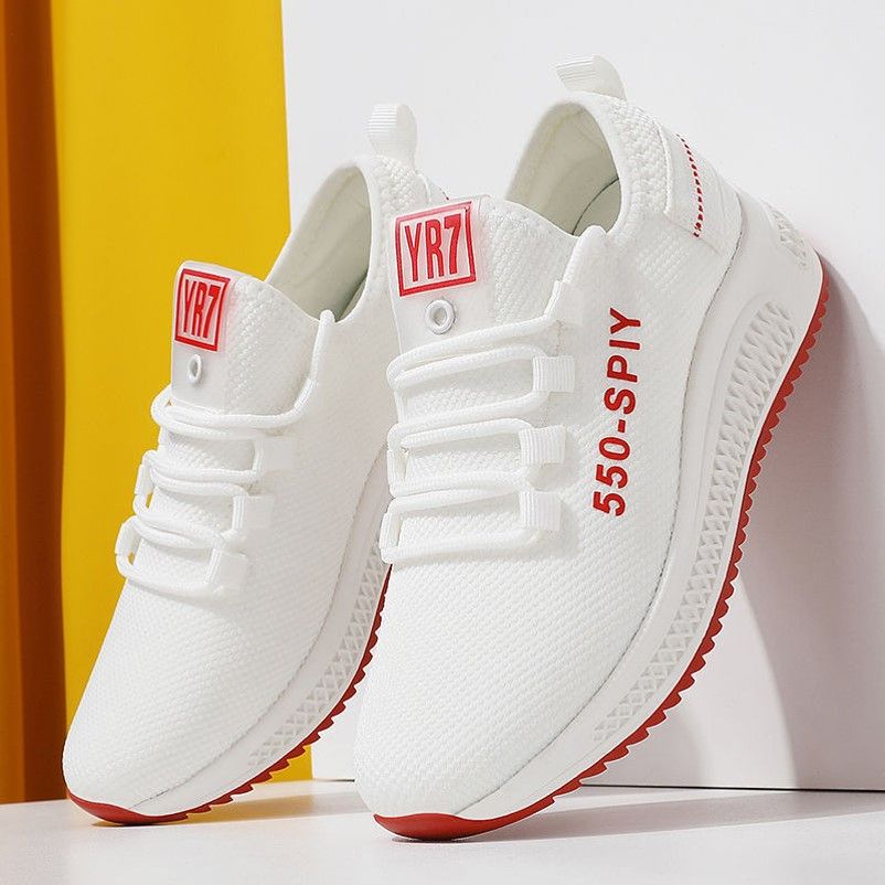 Ladies High Heel Shoes - Canvas Shoes - High-top