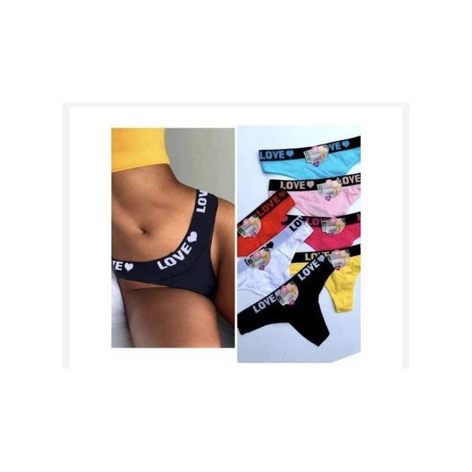 Ladies Sexy Cotton Gstring 6pieces