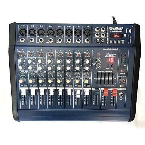 8 Channel Mixer With Inbuilt Amplifier - 8 Channel Powered Mixer With Bluetooth - Usb
