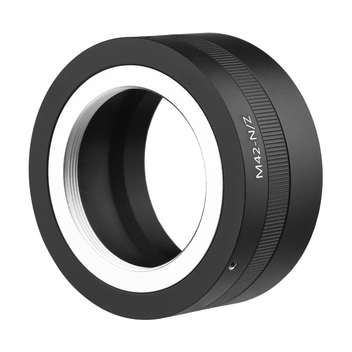 Manual Lens Mount Adapter Ring Aluminum Alloy for M42-Mount Lens to Nikon Z5/Z6/Z7/Z50 Z-Mount Mirrorless Camera