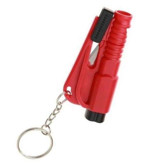 Ar Safety Hammer Spring Type Es Ape Hammer Window Breaker Auto A  Essories-red-75*15*35mm