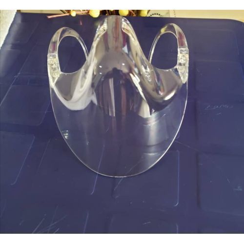 Protective Bubble Moon Face Shield- Nose And Mouth-White