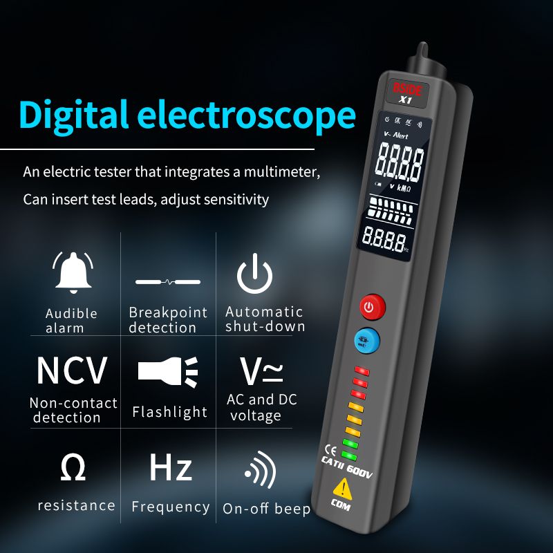 BESIDE X1 Digital Multimeter Non-Contact AC Voltage