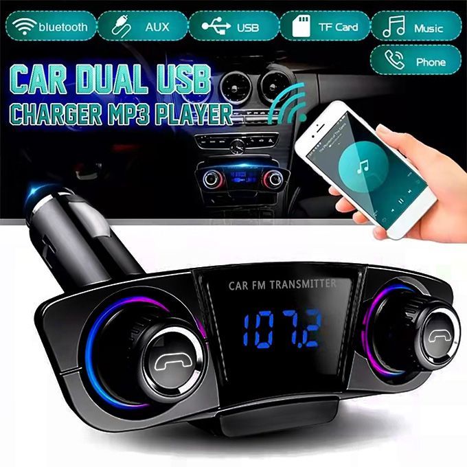Car Bluetooth MP3 With Dual USB Charger