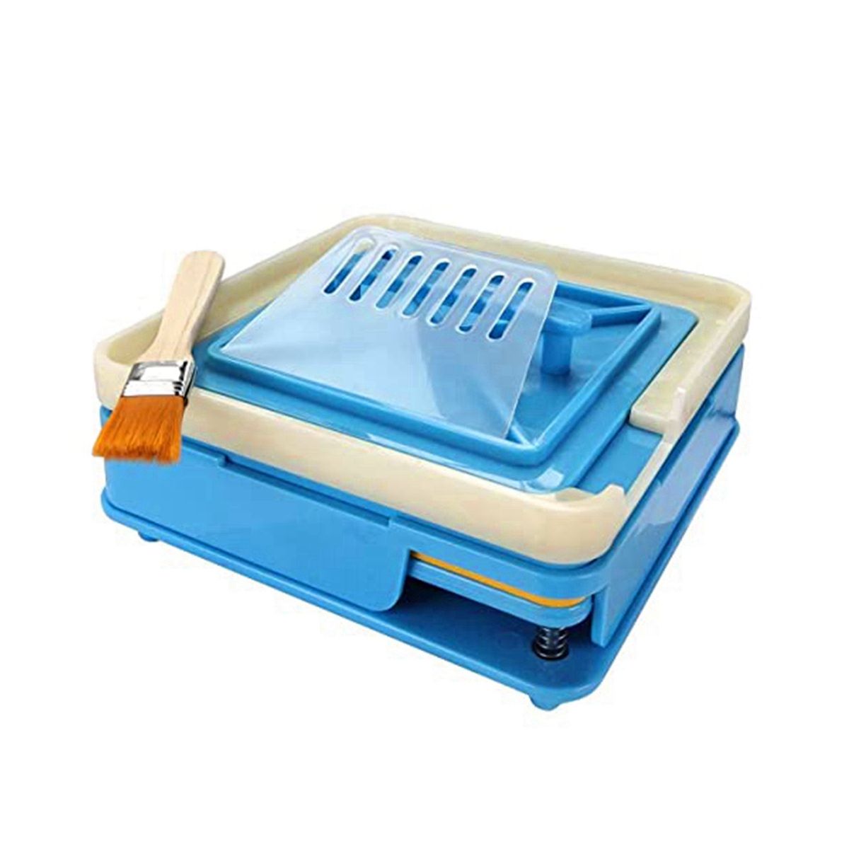 Powder Filling Machine 00 Size Lab Trays Hand Movement Easy Operate 100 Holes 00 Size