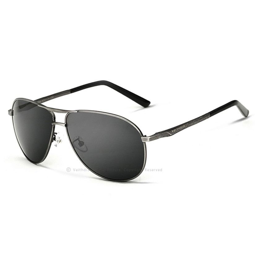 Brand Polarized Lens Mens Sun Glasses Oculos Masculino Male Gold Sunglasses Men Fishing Outdoor Summer Style Eyewears Accessories 2556 (Grey/Gray)    CUIII