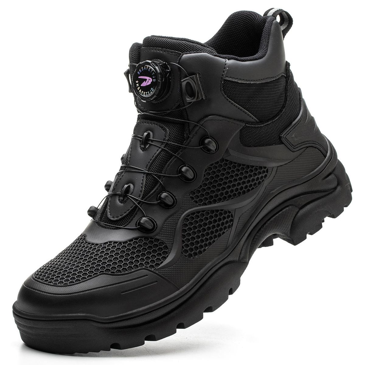 Safety Shoes Steel Toe Work Boots Fabric High-Top