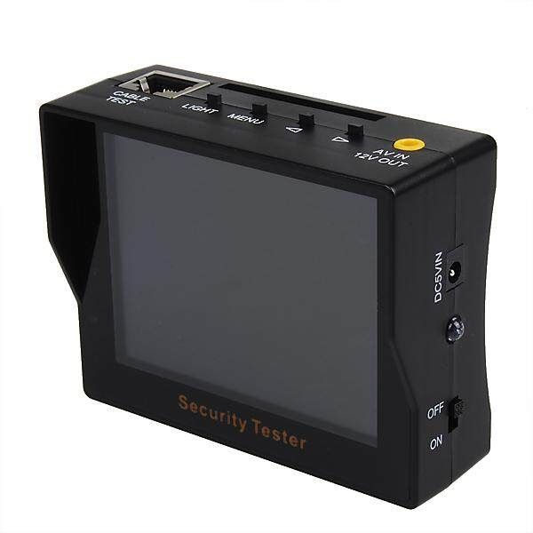 F2081A 3.5 Inch CCTV Security Tester With ADSL Engineering Treasure Video Tester