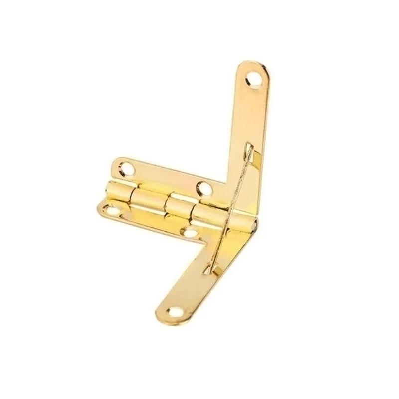 10pcs Antique Furniture Hinges Support Frame 90 Degree