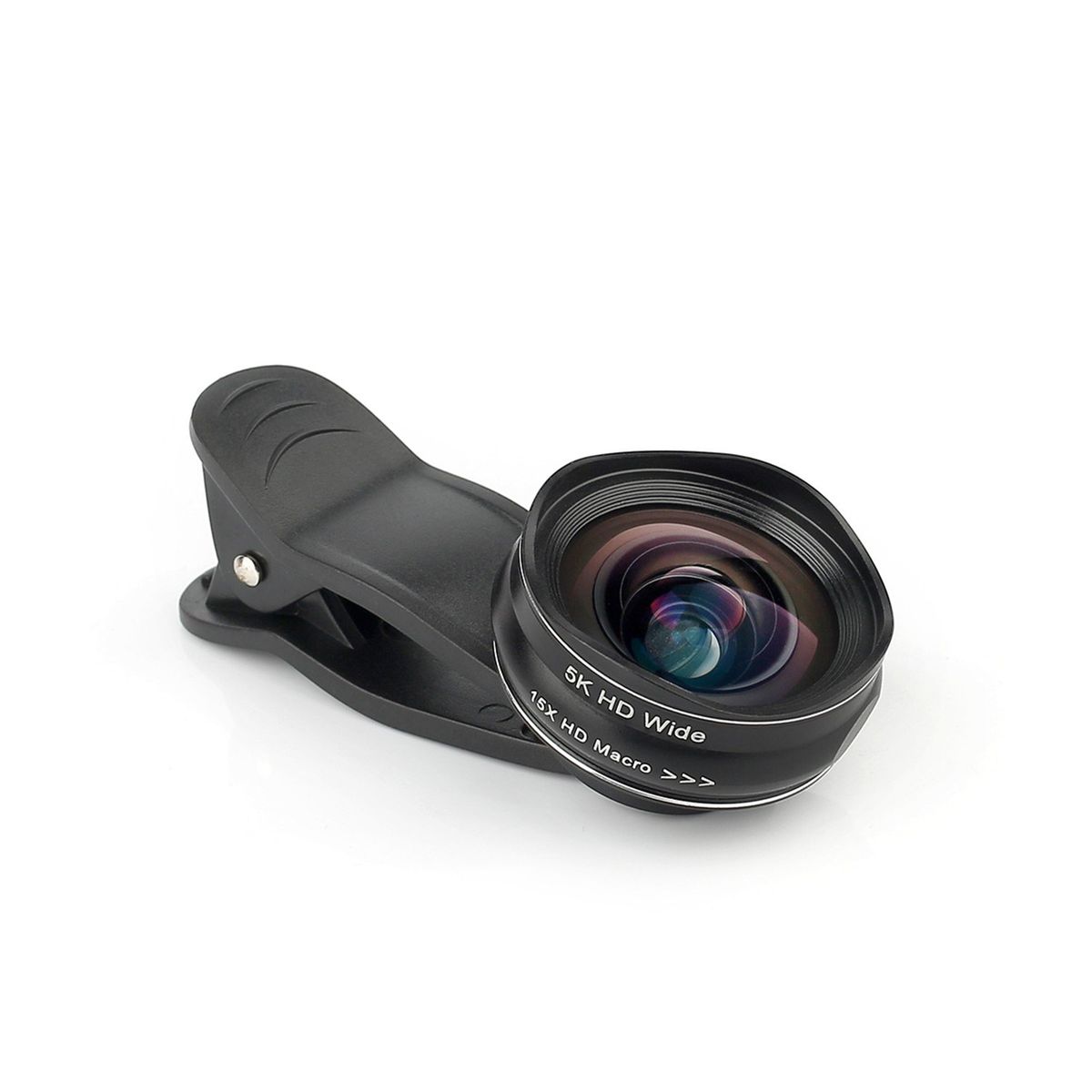 2-in-1 5K HD Smartphone Camera Lens 0.45X Wide-angle + 15X