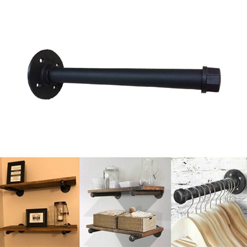 Hanging Potted Plant Wall Shelf Water Pipe Shelf 10inch