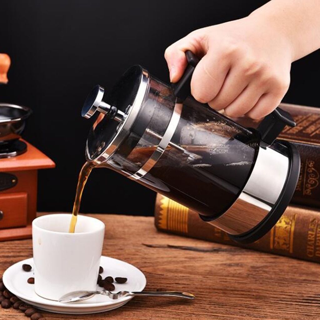 French Press Coffee & Tea Make - 350ml/ 12oz, 1-2Cup -