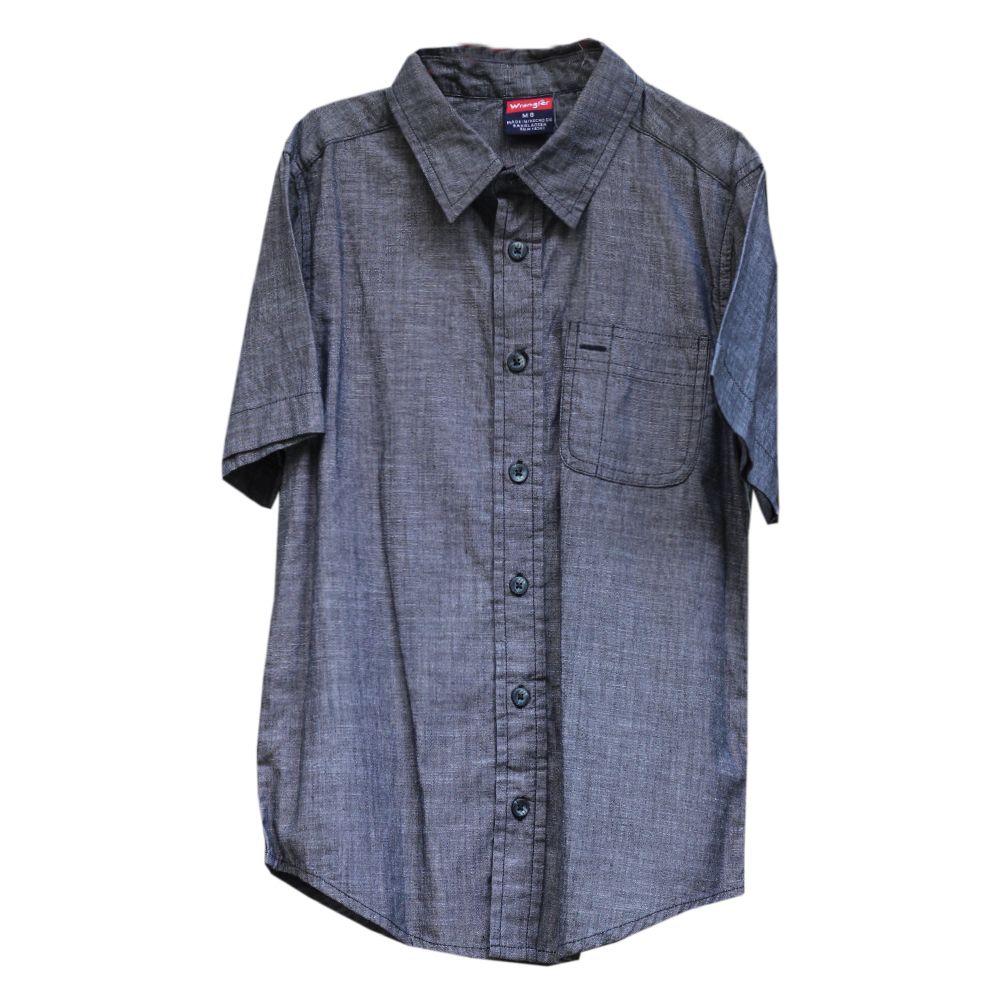 Boy's  Short Sleeve Shirt - Grey