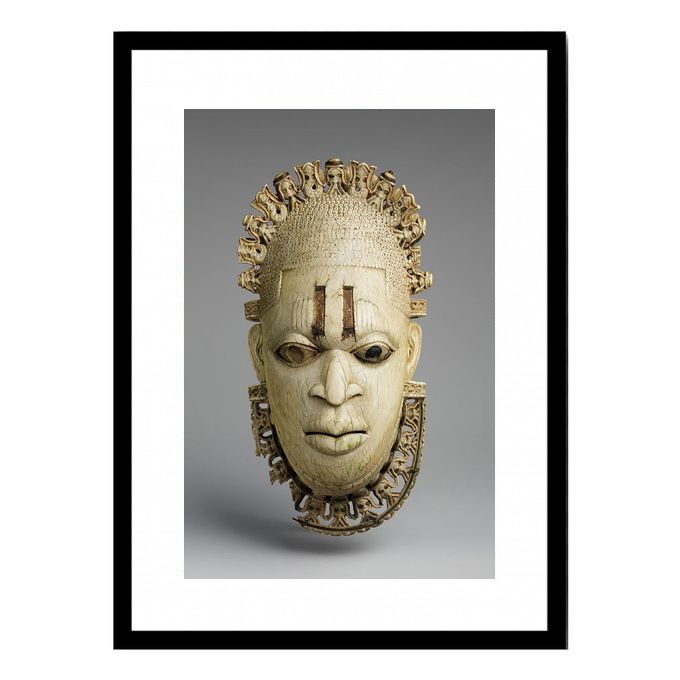 Benin Kingdom Abstract Drawing Wall Frame