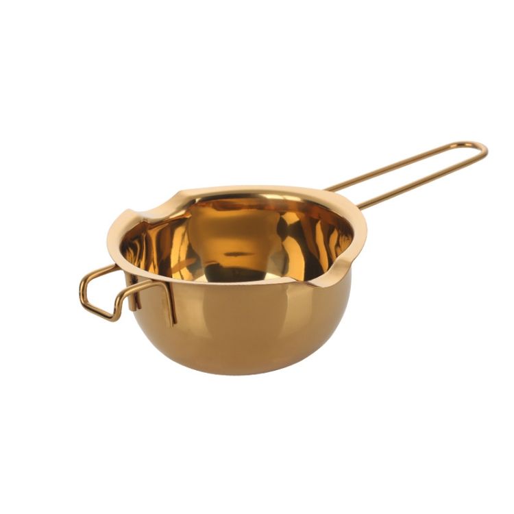 Stainless Steel Melting Bowl , Colour:  Gold