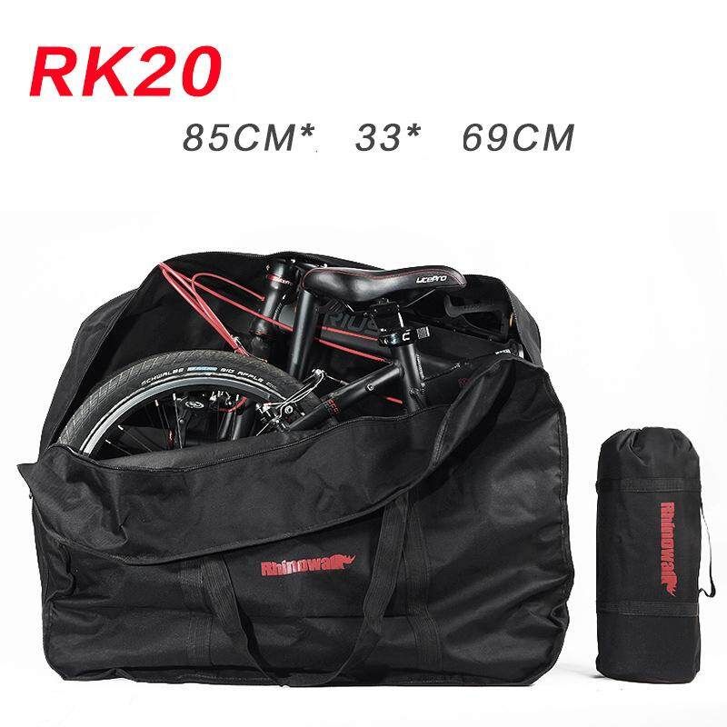 RHINOWALK Folding Bicycle Loading Bag 20 Inch 14 Inch 16 Inch Electric Vehicle Substitute Driving Bag Loading Box #20 Inch Black 20 