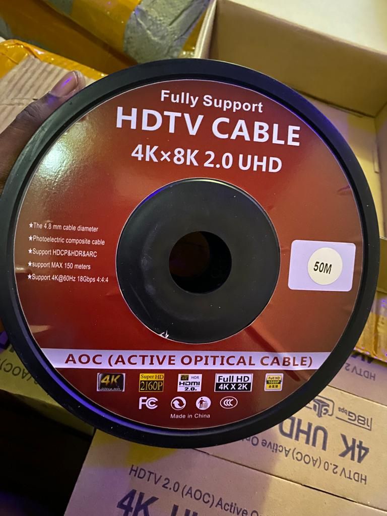 50m Hdmi Cable Optical Fiber 4k