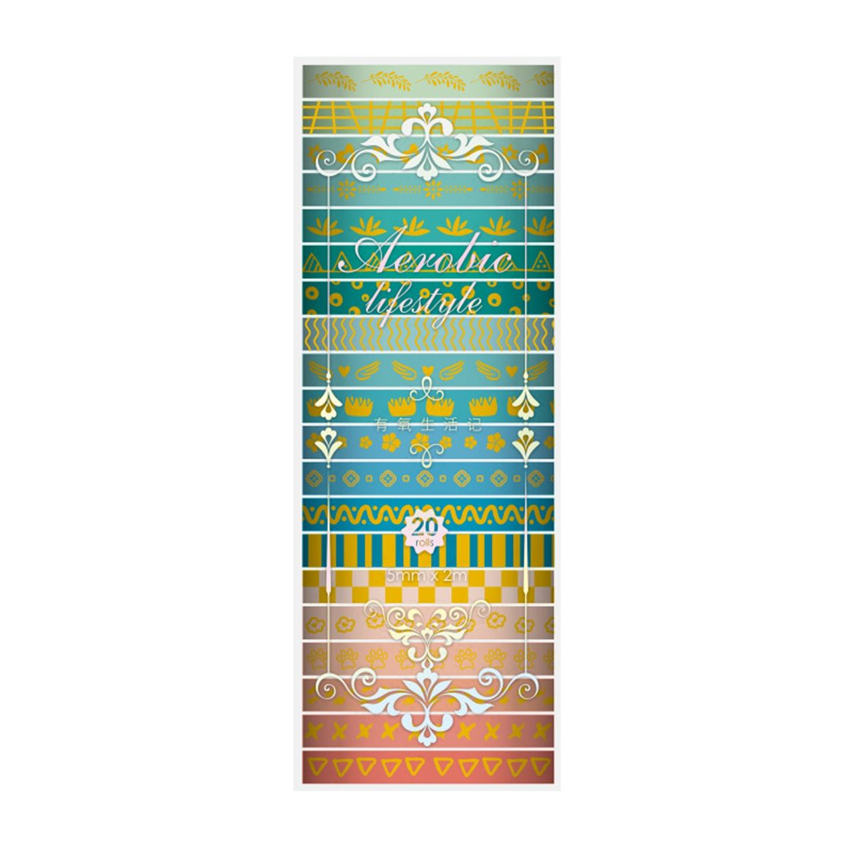 20 Rolls Decorative Washi Tape Photo Album Masking Tape D