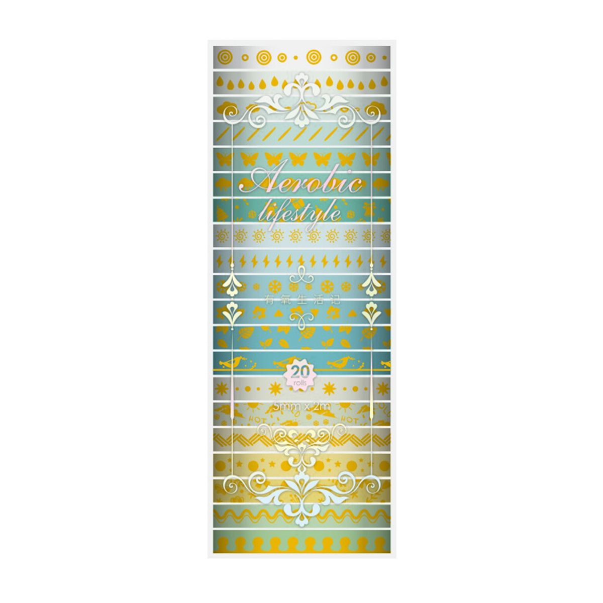 20 Rolls Decorative Washi Tape Photo Album Masking Tape H
