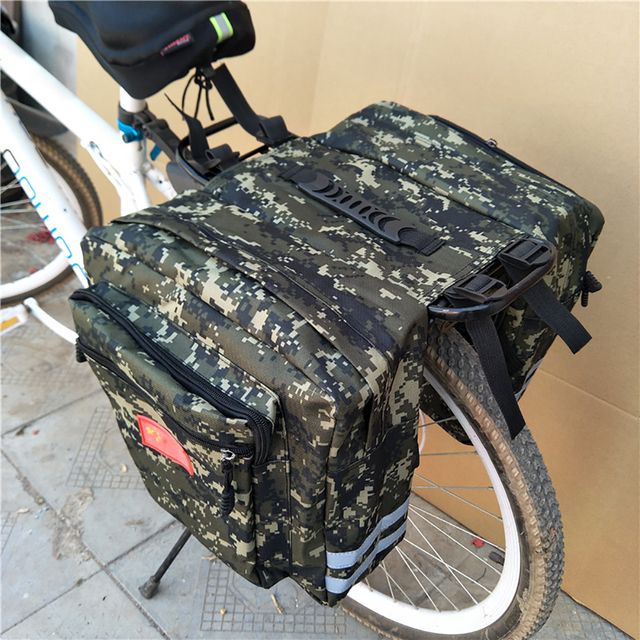 35l Bicycle Camouflag Rear Seat Bag Mountain Bike