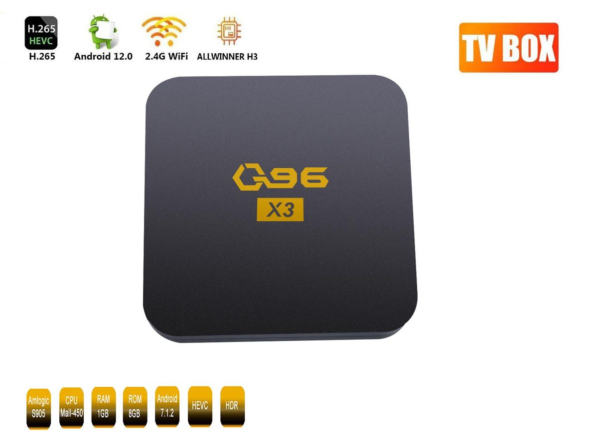 TV BOX  Android 10 Q96 X3 Home Theater HDR Ultra Clear Image Quality  H313 Core AV/HDMI  TV Box CMTI