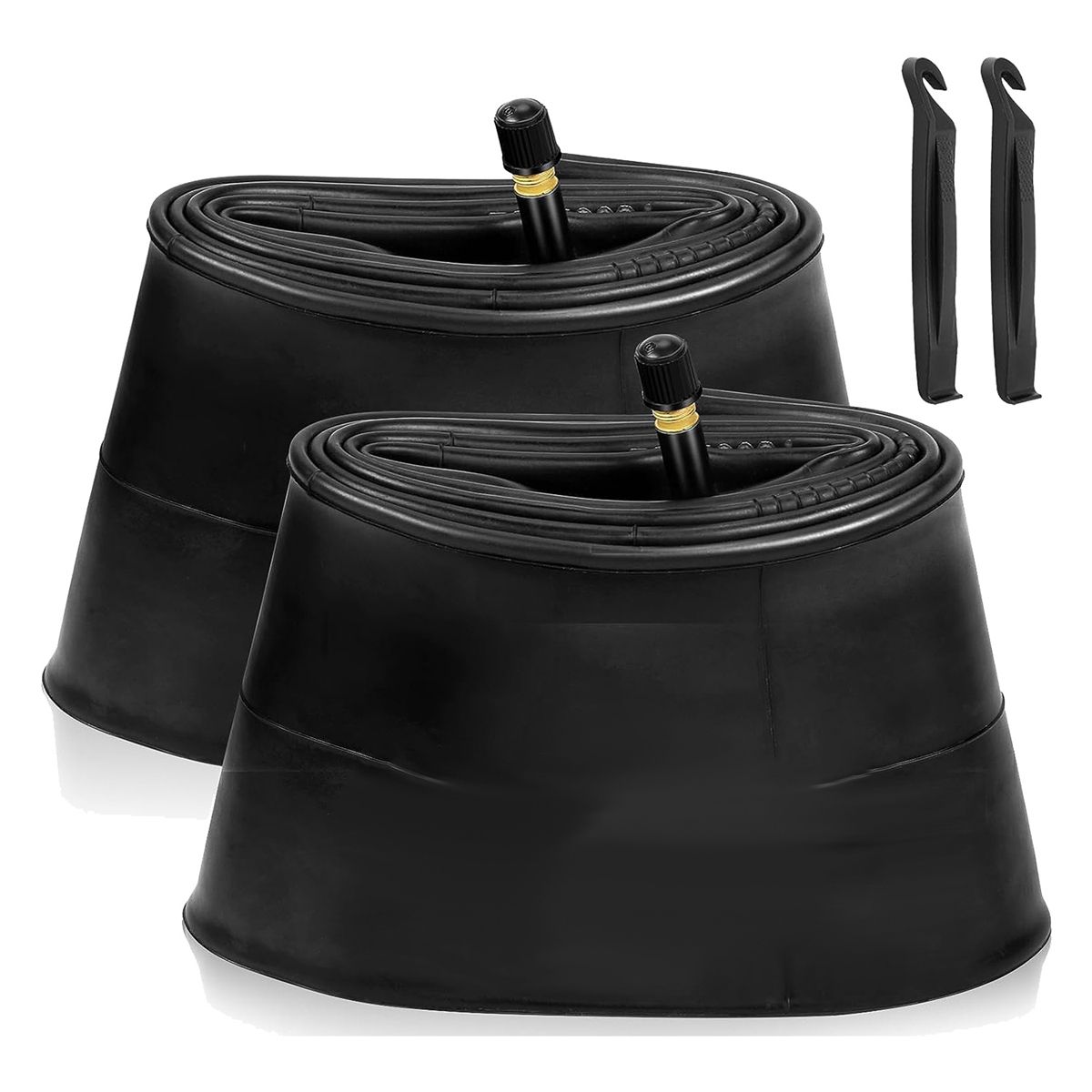 2 Pack 26X4.0 Fat Bike Tube with AV 32mm Valve, Bike Tubes