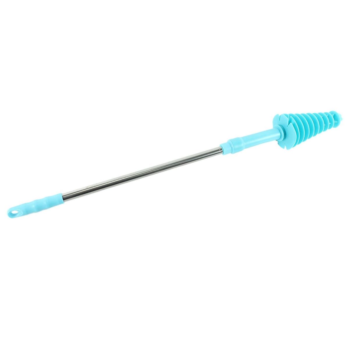 Toilet Brush Plunger Stainless Steel Long-Handled with Wall Hook Dredge Cleaned Flexible Sewer Pipe Clogging Household Tool