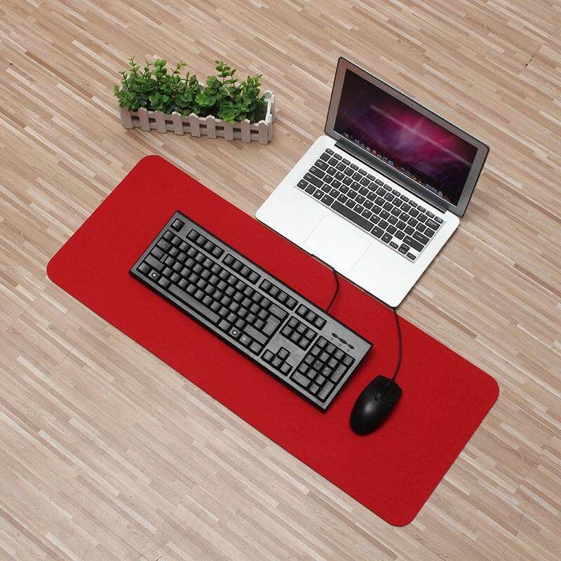 Mouse Pad XL Laptop Large Size Keyboard Mat Computer Desk Table Gaming Mice Pad Protect Wrist Mousepad For LOL Gamer Red (red)