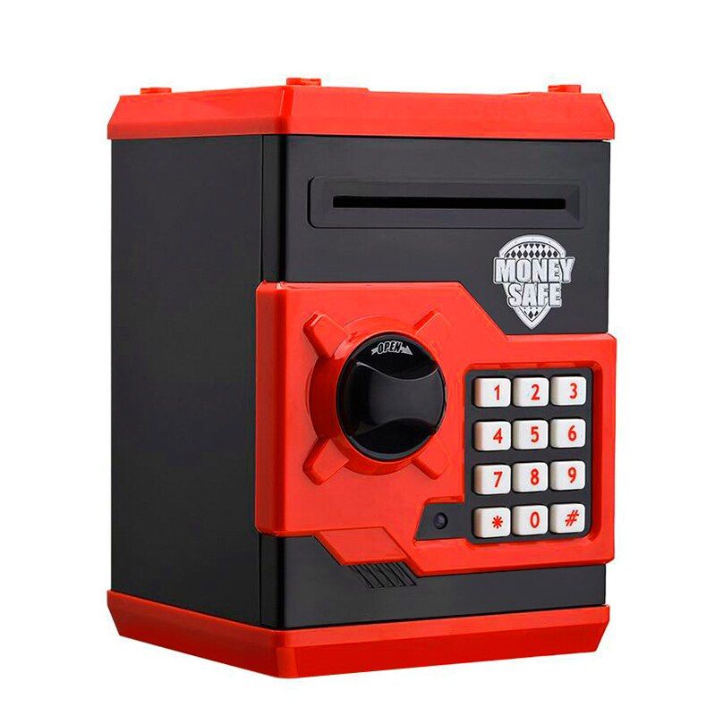 Electronic Piggy Bank Safe Box Money Boxes For Children Digital Coins Cash Saving Safe Deposit Mini ATM Machine Kid Gift ATM-ZH