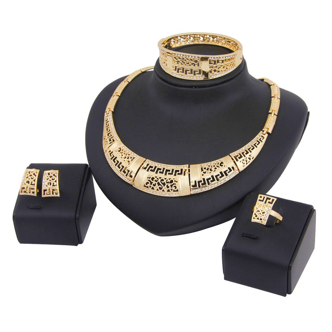 Ladies Simple Mesh Jewelry Set