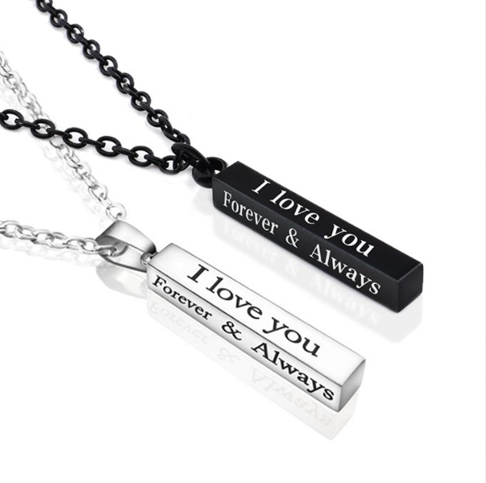 2pcs I Love You Forever&Always 